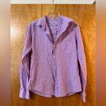 Frank & Eileen  Women’s Barry Shirt Featherweight Lilac Purple Button Up Medium Photo 4
