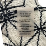 Alice + Olivia  Bently Wool Dress Women’s Medium Black White Sleeveless Knit Photo 9