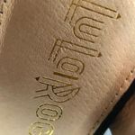 LuLaRoe Sz 8 HAVANA Block HEEL - BLACK & GOLD Photo 6