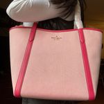 Kate Spade Authentic  Leather/canvas zip tote Photo 11