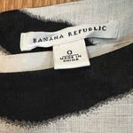 Banana Republic  Zebra Print Linen Cocktail Sheath Dress Cap‎ Sleeve Size 0 Photo 8