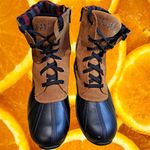 Cougar Totem Lace/Zip Duck Boots with Flannel Tops Size‎ 8 Tan Photo 1