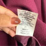 Sag Harbor Sag & Harbor 100% Wool Blazer In Burgundy With Pockets‎ Lined Workwear Size 12 Photo 4