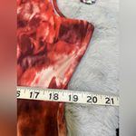 Eddie Bauer  Travex Red/orange and Black Patterned Midi Dress Photo 3