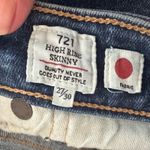 Levi's Anthropologie Made & Crafted High Rise 721 Skinny Jeans Side Stripe 27/30 Photo 9