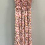 NWT Kos Resort Lace Floral Smocked Maxi Dress Photo 5