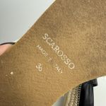 Scarosso Women's Black Leather Espadrilles Size 36 (US 6) Made In Italy Photo 6