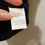 Theory  Black Ruffled Bodycon Mini Dress S Zip Front Jersey Knit Stretch LBD Photo 4