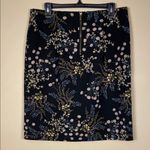 Philosophy  Women’s Floral Print Multicolor Zipper Back Office Pencil Skirt Photo 2
