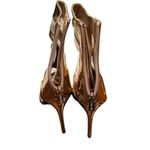 Cape Robbin  Size 9 METALLIC ROSE GOLD STILETTO SHINY PUMPS SHOES Photo 1
