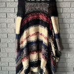 Free People Rare Sloppy Joe Retro Boho Cardigan Sweater Duster Size Small Photo 9