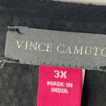 Vince Camuto NWT WO SIZE 3X GRAY SNAKESKIN BLOUSE ELASTIC ON SHOULDERS LINED Photo 4