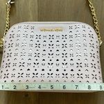 Michael Kors  Pink With Flower Detail Cutouts Purse Photo 8
