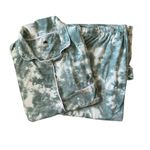 C&C California large pajama set pants with short sleeve top pale green sleepwear Photo 2