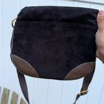 Juicy Couture Y2K Crossbody Bag Purse Love Your Couture Velour Black Brown H Photo 3