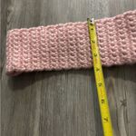 Pink handmade Knitted Headband Stylish pink knitted headband. Photo 2