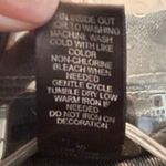 None Jean Jacket Women's Size 12 Blue Denim Jacket Pearl Studded Frayed Hem Photo 10