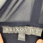 Brixon Ivy  V-Neck Eyelet Floral Lace Top Blue Photo 2