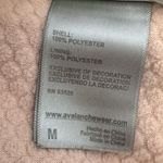 Avalanche Softshell Full Zip Jacket Medium Fleece Lined Pale Pink Zipped Pockets Photo 6