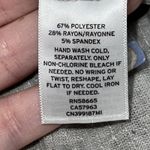 Caslon Women's XS Heathered Gray Cardigan Button Tie Long Sleeve Sweater Shirt Photo 7