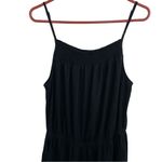 Old Navy  Linen Blend Jumper Black Spaghetti Strap Relaxed fit wide leg Large Photo 1