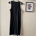 We The Free FP Black Gia Ribbed Midi-Dress Photo 4