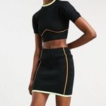 Ivy Park Womens New Adidas X  knitted Cropped Top In Black Photo 2