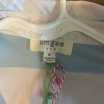 Umgee  Light Blue-White Stripped Blouse Photo 2