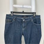 White House | Black Market  Dark Blue Boot Cut Jewel Accent Jeans Size 10 Photo 1