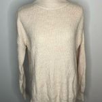 Abound  Women's Size S Beige Oatmeal/Light Heather Mock Neck Ribbed Long Sweater Photo 0