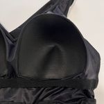 Lands' End  Black‎ Long Slender Suit Wrap Mini Swim Dress One Piece Size 24 DDD Photo 10