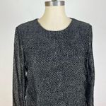 Jigsaw Velvet Polka Dot Long Sleeve Dress Size 6 Photo 2