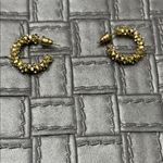 Gold Textured Nugget Mini Hoop Earrings w/ Gift Box Photo 4