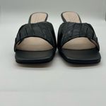 Journee Collection Heels Womens 9 Black Genuine Leather Juliette Sandals NEW Photo 7