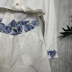 ONIA NWT  Gia Romper Cover-Up Tropical Palm Leaves Print Cotton size XS NEW Photo 8