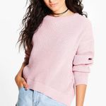 Boohoo Blush Oversized Sweater Photo 0