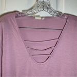 Grace & Emma Pink/Purple Strappy V Neck Short Sleeve Top 2XL Pink Size XXL Photo 7