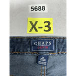 CHAPS Womans Denim Straight Blue Jeans 14 Photo 2