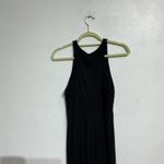 Athleta  Black Well Rested Ribbed Sleep Tank Dress Sz L Photo 5