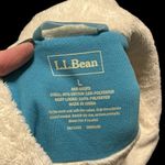 L.L. Bean aqua fleece lined zip front vest size large Blue Photo 5