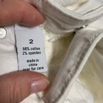 The Limited  Cream Crocheted Front Skinny Ankle Jeans Size 2 Photo 3