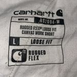 Carhartt  Women’s Sz 14 Canvas Work Shorts Loose Fit Rugged Flex Photo 4