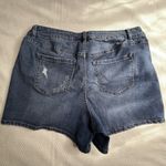 Lane Bryant Venezia By  Plus Size Women's Blue Denim‎ Distressed Shorts Size 16 Photo 1