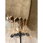 Elegant Brown Gold Paisley Print Scarf Wrap Fringe Viscose Acrylic winter boho Photo 4