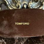 Tom Ford  Brown Velvet Sunglasses Case Holder Photo 0