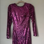 Dress the Population NWT  Natalie Sequin Long Sleeve Body-Con Midi Dress Sz S♟️ Photo 3