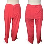 Dress Barn NEW DB Sunday Athleisure Casual Tie Ankle Pants Coral Pink Size 16 Photo 11