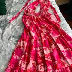 Pink Floral Maxi Dress Size XL Photo 2