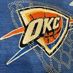 Adidas  size XL OKC Thunder bedazzled short sleeve tee Photo 6