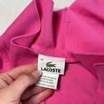 Lacoste Women’s  Pique Polo Dress in Pink Photo 3